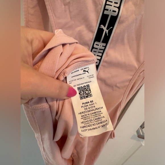 Puma Light Pink Training Tank, size XL - Picture 5 of 13